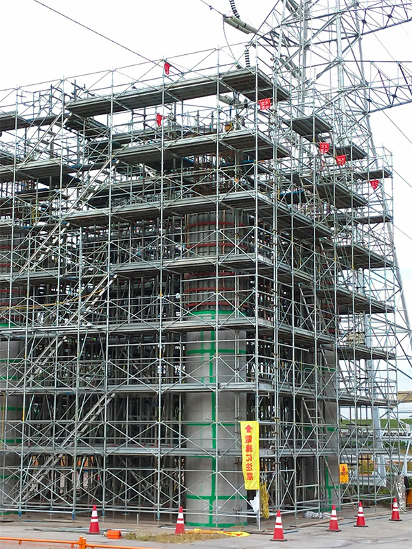 足場架設工事